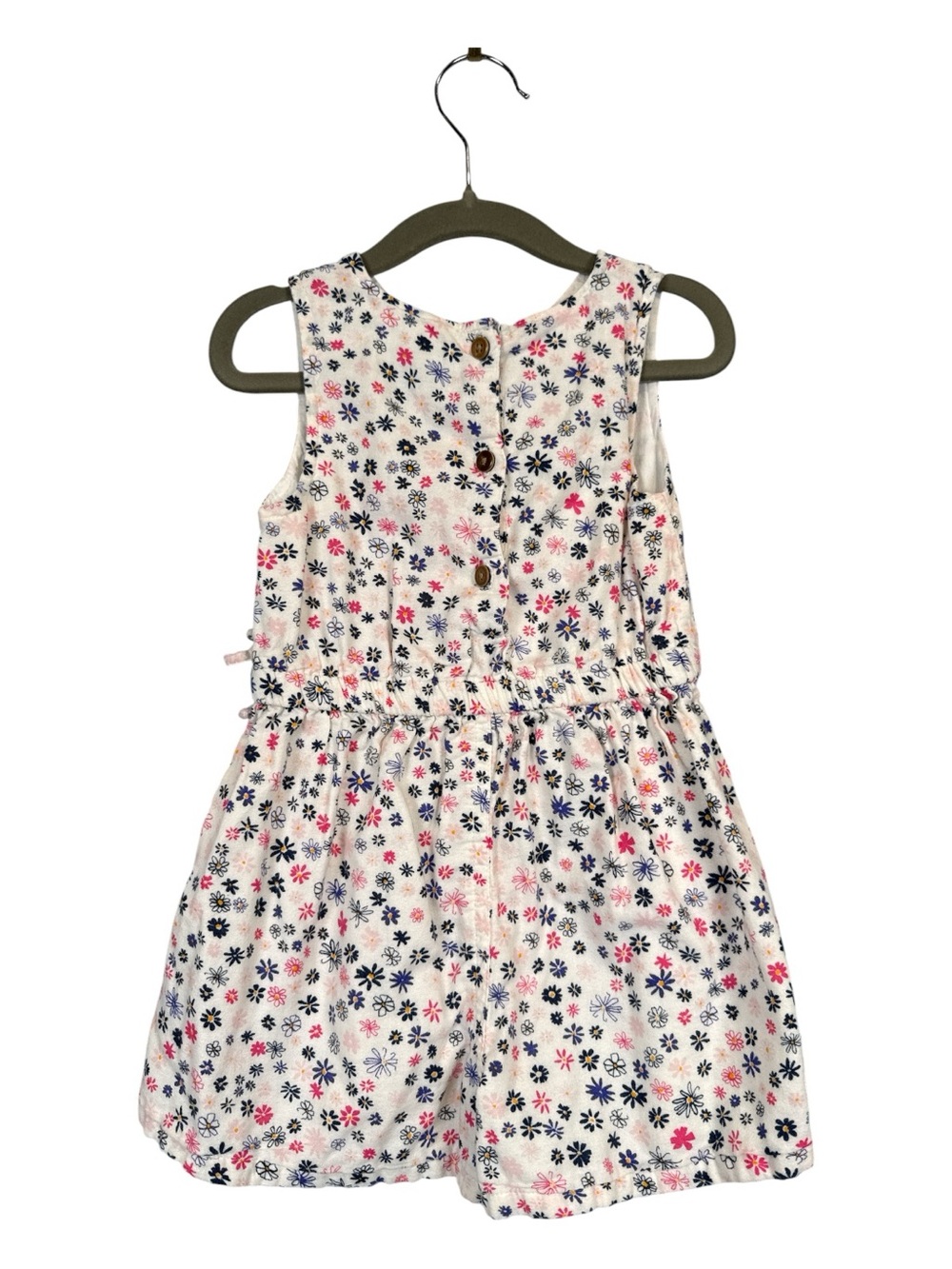 Old Navy Toddler‎ Girls' Floral Button-Front Romper Summer Casual Boho Size 3T